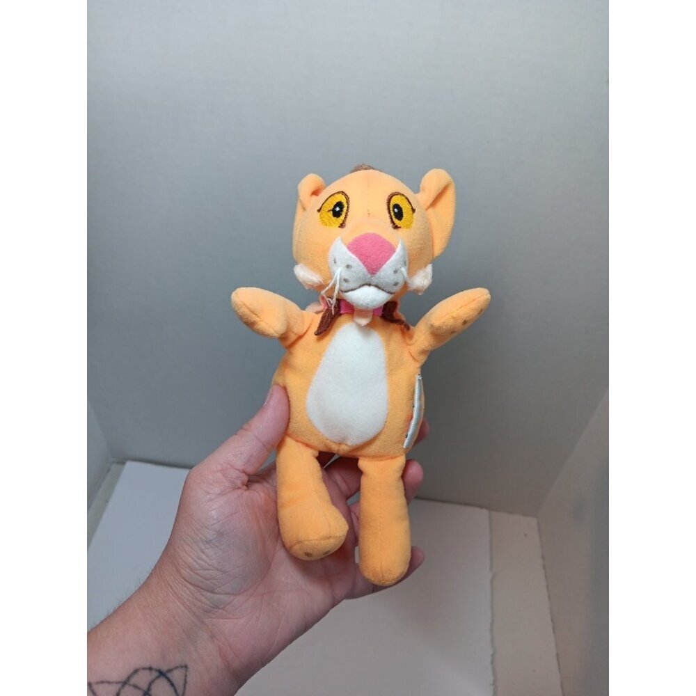 Vintage 80s 90s Between The Lions PBS Show Cleo EDEN Plush Beans Stuffed Animal